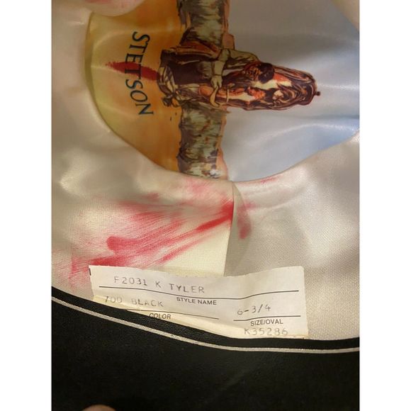 JOHN B. STETSON XXXX 4X K Tyler Beaver Black Hat - Picture 4 of 8